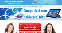 Desktop Screenshot of emersonsites.com.br